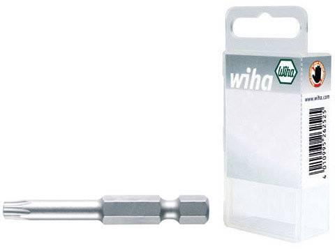 Embout Torx T 25, T 30, T 40 Wiha 07875 Acier Chrome-Vanadium trempé Forme (embouts): E 6.3 3 pc(s)