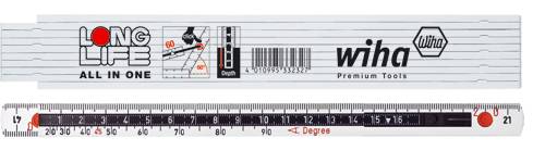 Mètre pliant Wiha 33232 2 m plastique
