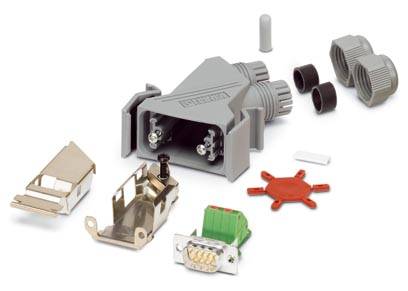 SUB-D mâle 9 pôles Phoenix Contact 1654345 180 ° ressort de traction 1 pc(s)
