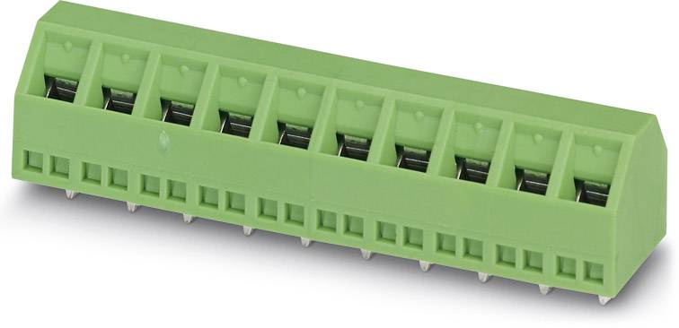 Bornier à vis Phoenix Contact SMKDSN 1,5/12-5,08 1869318 1.50 mm² Nombre de pôles 12 vert 50 pc(s)