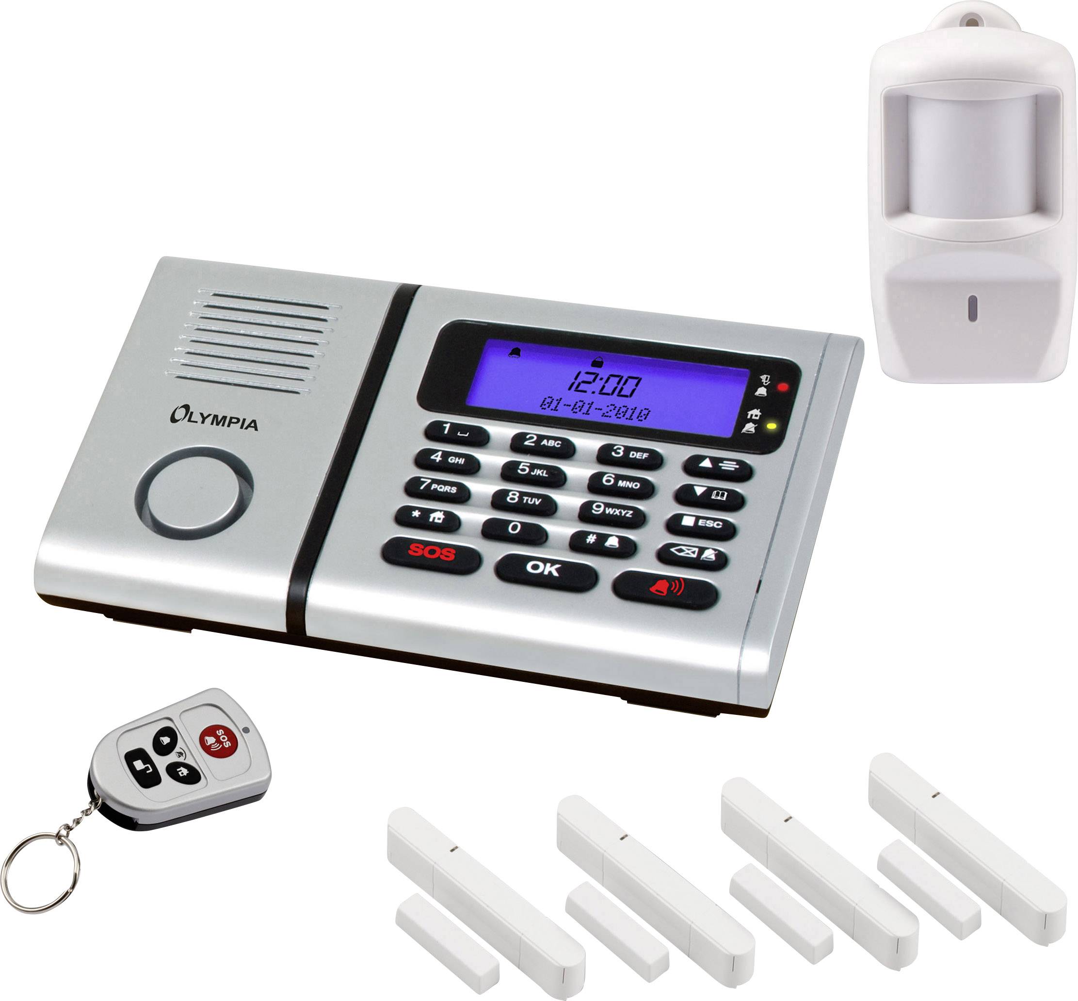 Olympia Protect 6061 5940 Pack alarme sans fil + accessoires