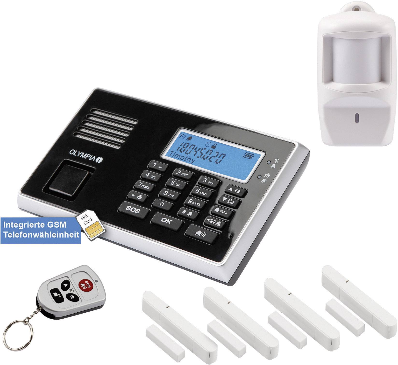 Pack alarme sans fil + accessoires Olympia Protect 9061
