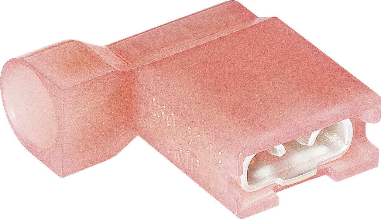 Cosse clip 6.3 mm x 0.8 mm TE Connectivity Ultra-Fast FASTON 2-520129-2 180 ° entièrement isolé rouge