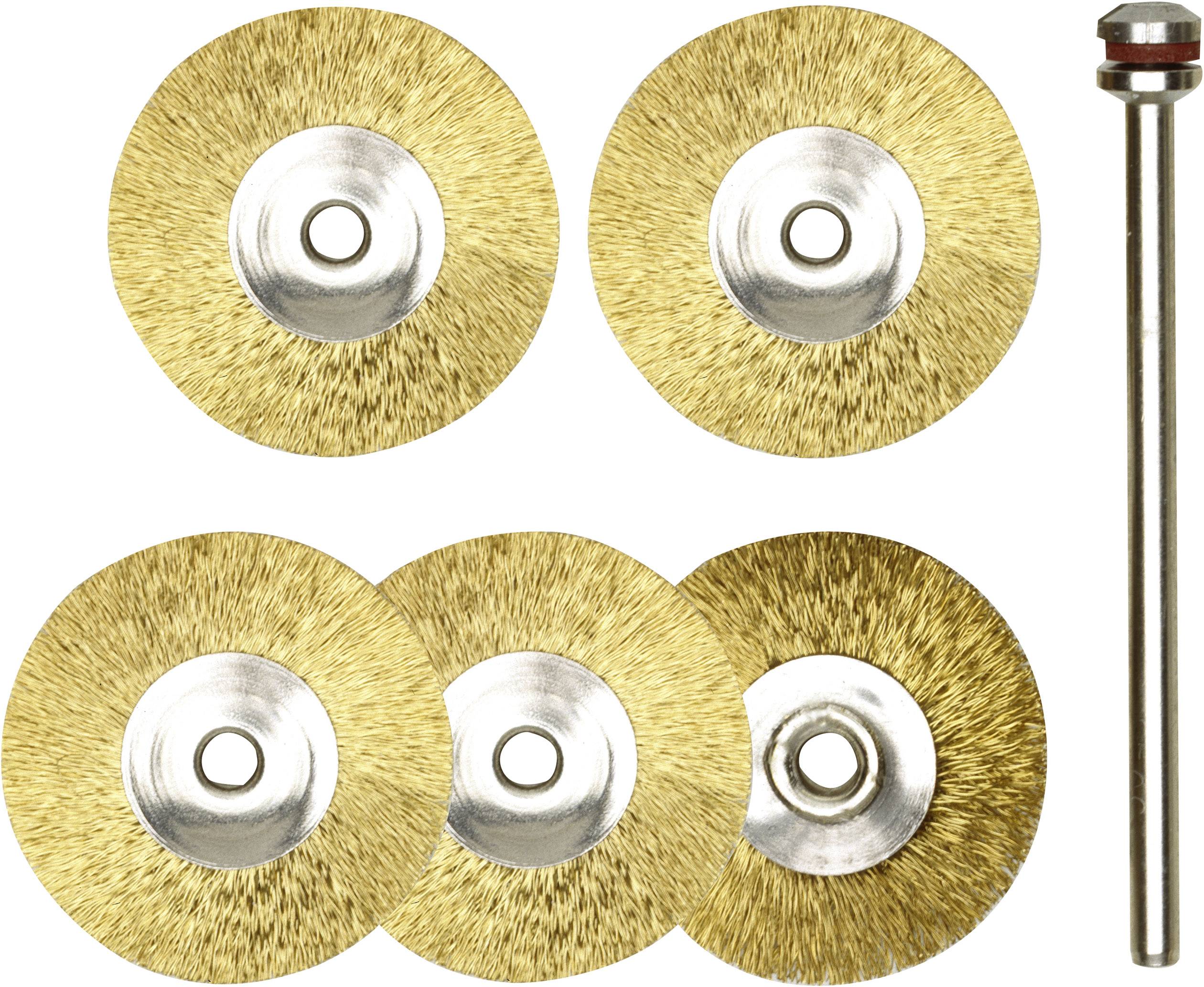 Set de 5 brosses rondes en Laiton Proxxon Micromot 28962