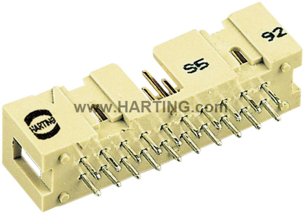 HARTING 09185147324 Connecteur mâle Nombre total de pôles 14 Nbr de rangées 2