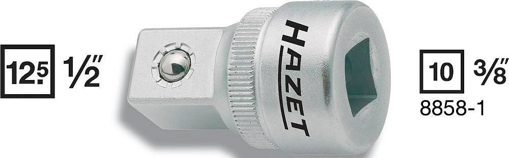 Adaptateur Hazet à carré d'entraînement de 12,5 mm (1/2