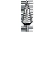 Heller 22609 7 HSS Foret étagé Longueur totale 107 mm tige cylindrique 1 pc(s)