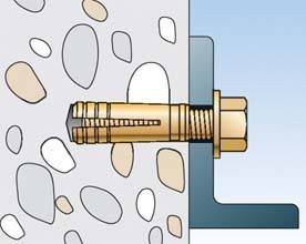 Fischer 26424 MS 4 x 15 Cheville en laiton 15 mm 5 mm 100 pc(s)