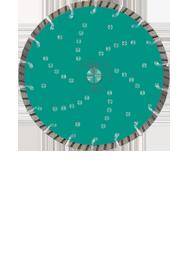 Heller 26708 3 Disque à tronçonner diamanté Turbo Cut Universal diamtère 180 mm (emmanchement 22,23)