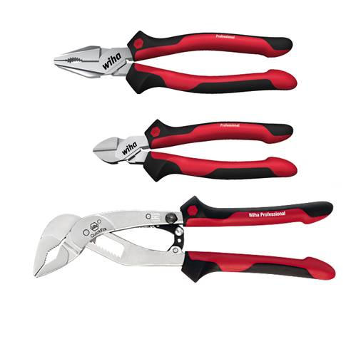 Set de pinces professionnelles Plus, x3 Wiha 26854