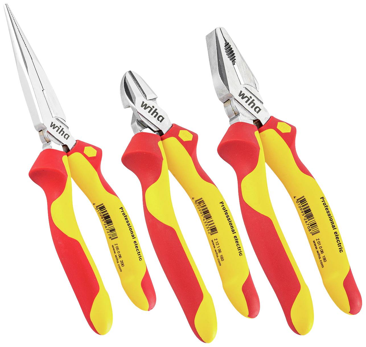Jeu de pinces Professional electric, 3 pcs Wiha 26852