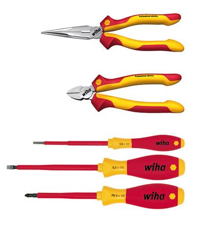 Set de 5 outils Professional Electric Wiha 26755