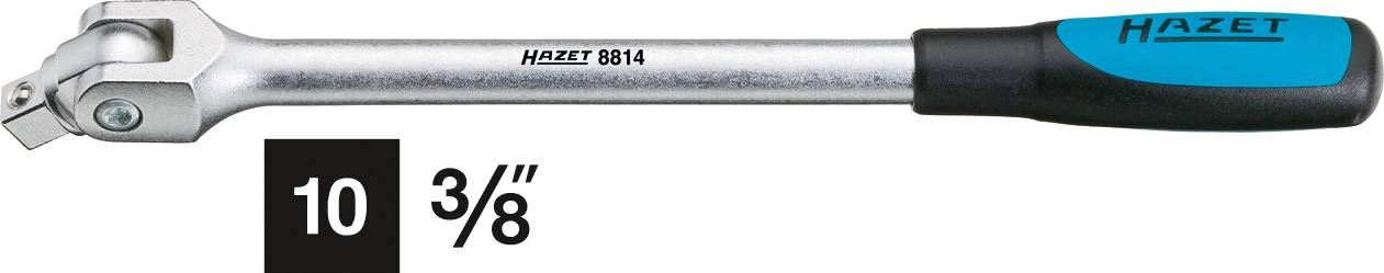 Poignée articulée Hazet 8814 Propulseur 3/8" (10 mm) 250 mm
