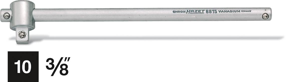 Poignée coulissante Hazet 8815 Propulseur 3/8" (10 mm) 198 mm