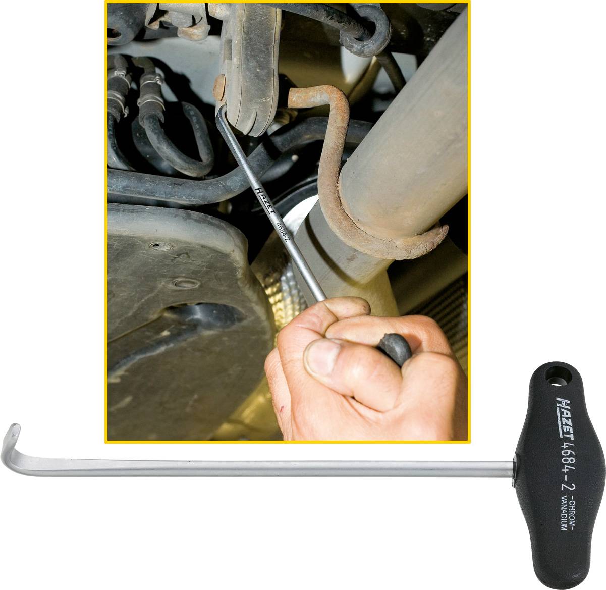 Outil pour systèmes d'échappement Hazet 4684-2