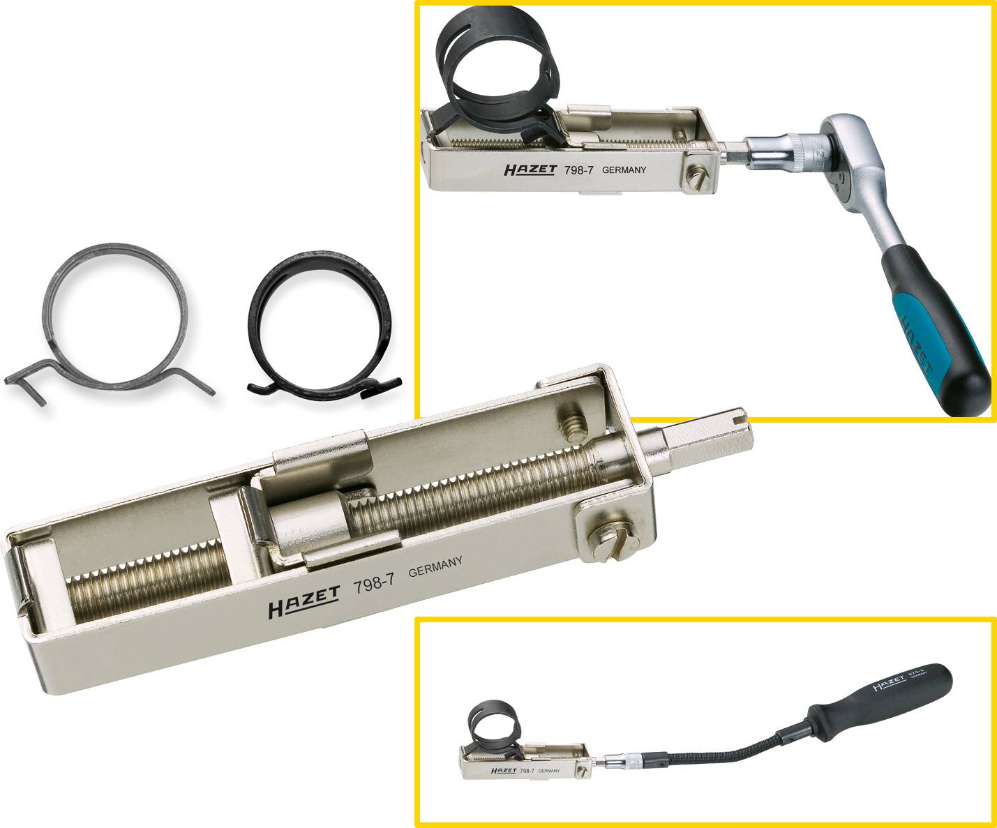 Pince pour colliers de serrage Hazet 798-7