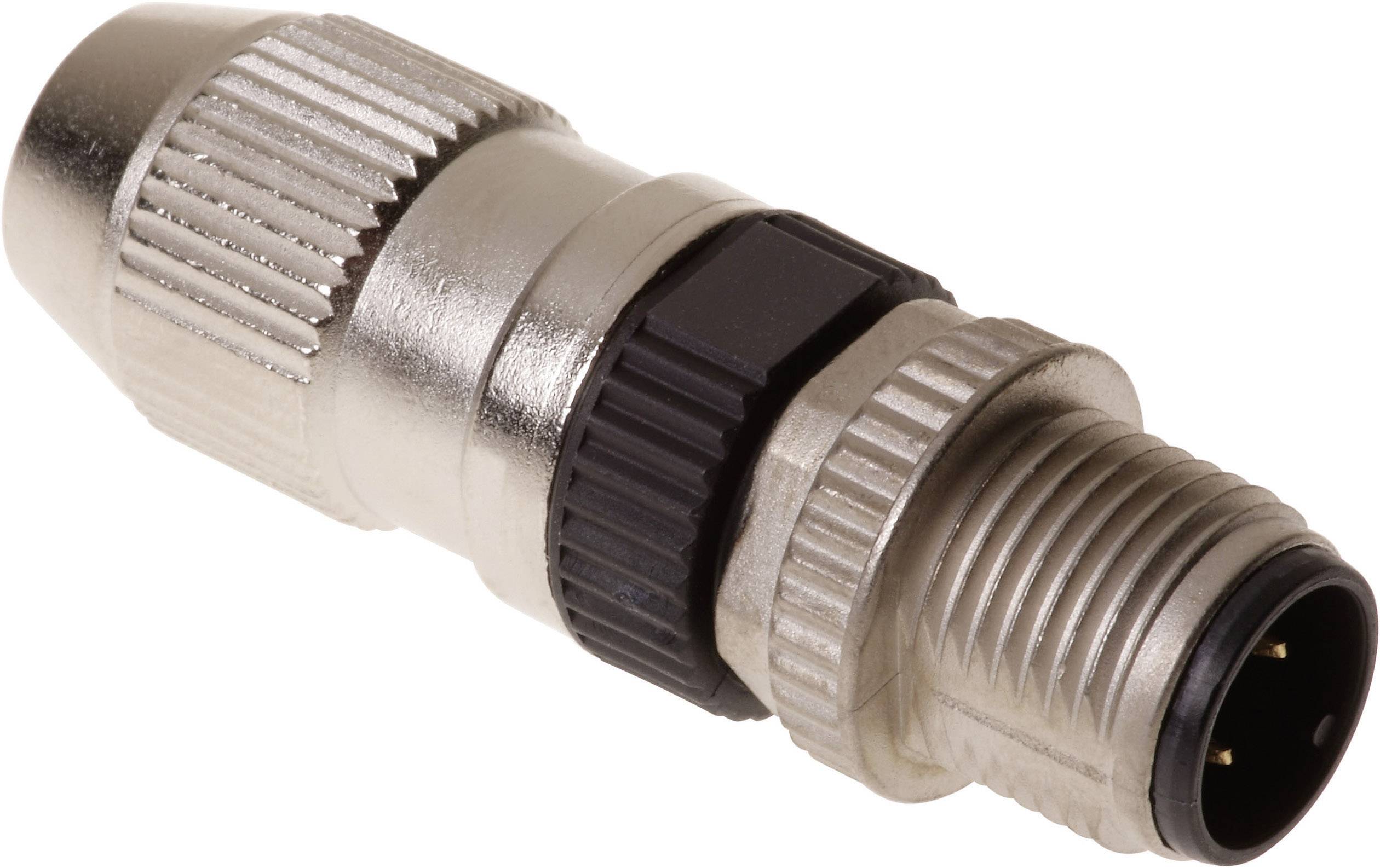 Fiche broche mâle HARTING HARAX® M12-L 21031111405 mâle, droit Pôle: 4 1 pc(s)