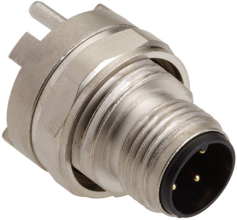 Prise Harting Han® M12 21033211410 mâle, encastrable pour circuit imprimé Pôle: 4 1 pc(s)