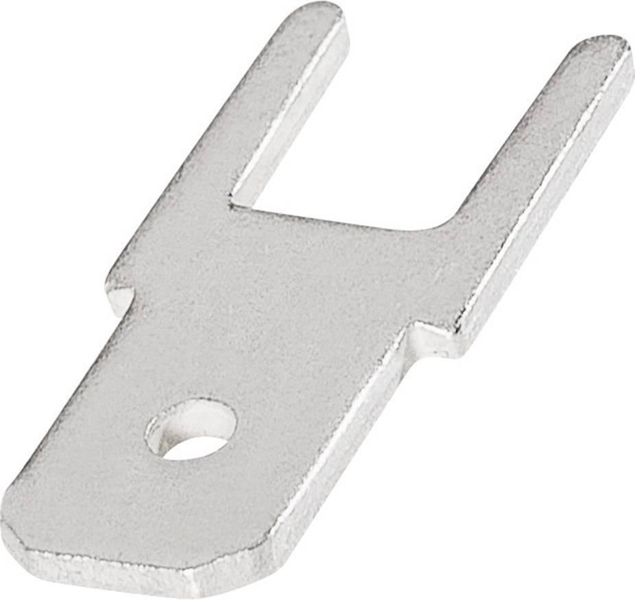 Languette 4.8 x 0.8 mm TE Connectivity 1-726388-2 à souder sur circuits imprimés 180 ° non isolé métal