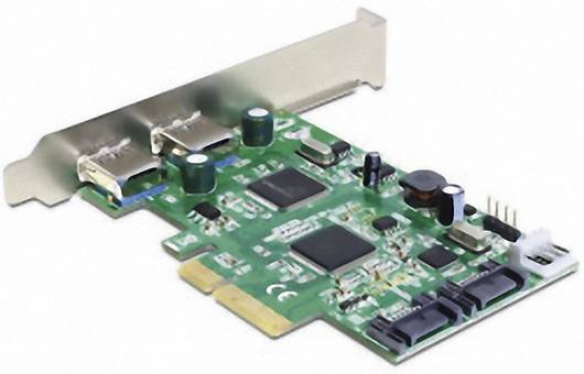 2 Port USB 3.0 / 2 carte SATA port PCI Express Delock interne externe 89359