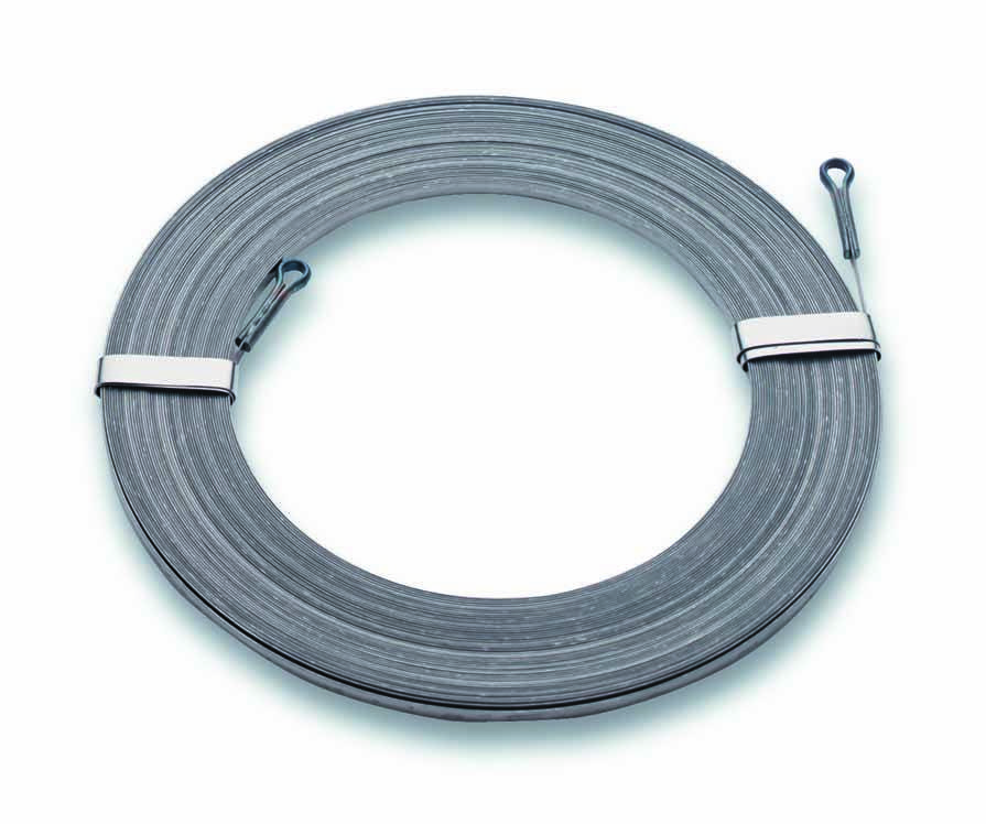 Tire-fils en bande en acier 15m, épaisseur 3,5 x 0,5 mm 900N Cimco 140006