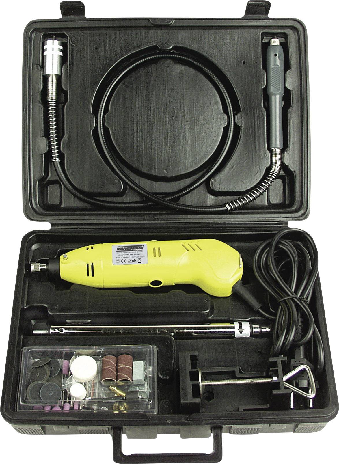 Outil multifonction + accessoires, + mallette Brüder Mannesmann M92571 230 V 130 W 80 parties