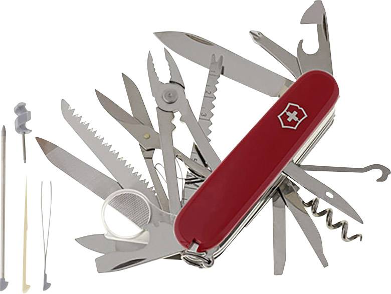 Victorinox SwissChamp 1.6795 Couteau suisse Nombre de fonctions 33 rouge