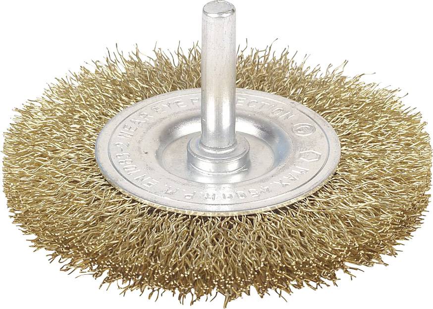 Wolfcraft Brosse circulaire laiton 75X10 mm Wolfcraft Diam. tige 1/4" (6,3 mm) 2110000 1 pc(s)