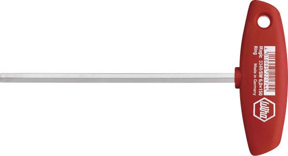 Clé coudée pour vis à 6 pans creux 2.5 mm Wiha 00906 Longueur de la lame: 100 mm