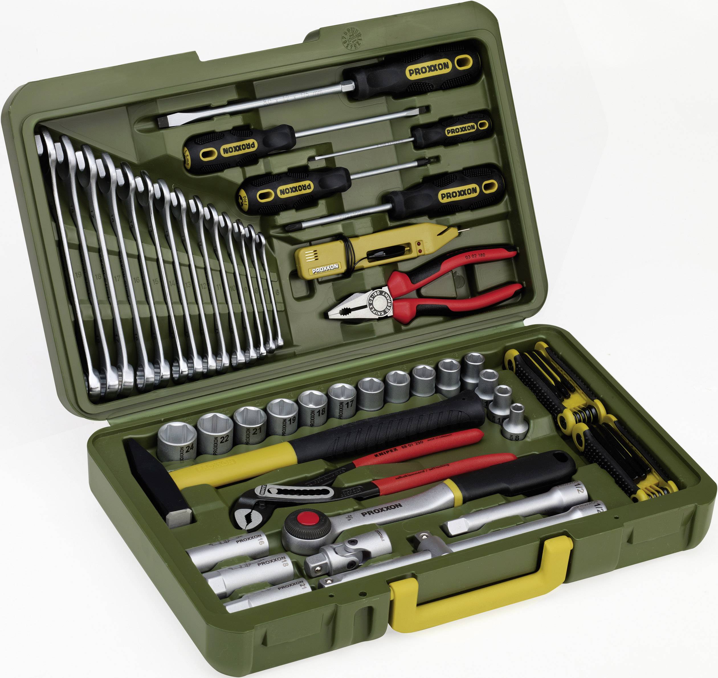 Proxxon Industrial 23650 Jeu d'outils pour véhicules en valise 43 pièces