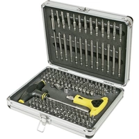Jeu d'embouts Basetech 814489 147 pièces vis à fente, cruciforme Phillips, vis Pozidriv, 6 pans intérieurs, TORX® intérieur Jeu d'embouts Basetech 814489 147 pièces vis à fente, cruciforme Phillips, vis Pozidriv, 6 pans intérieurs, TORX® intérieur