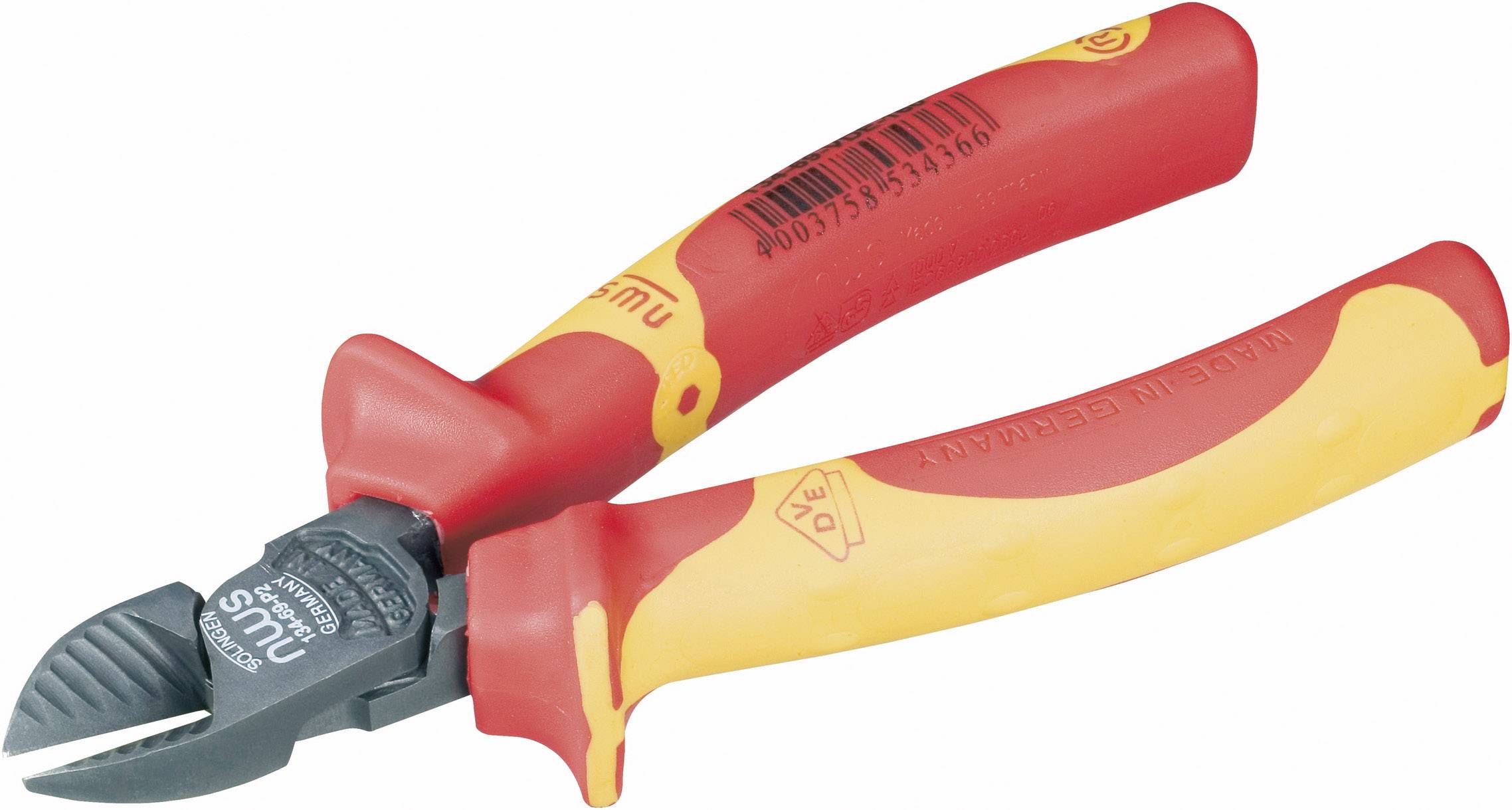 Pince coupante diagonale avec facette NWS 134-69-VDE-160 160 mm 1 pc(s)