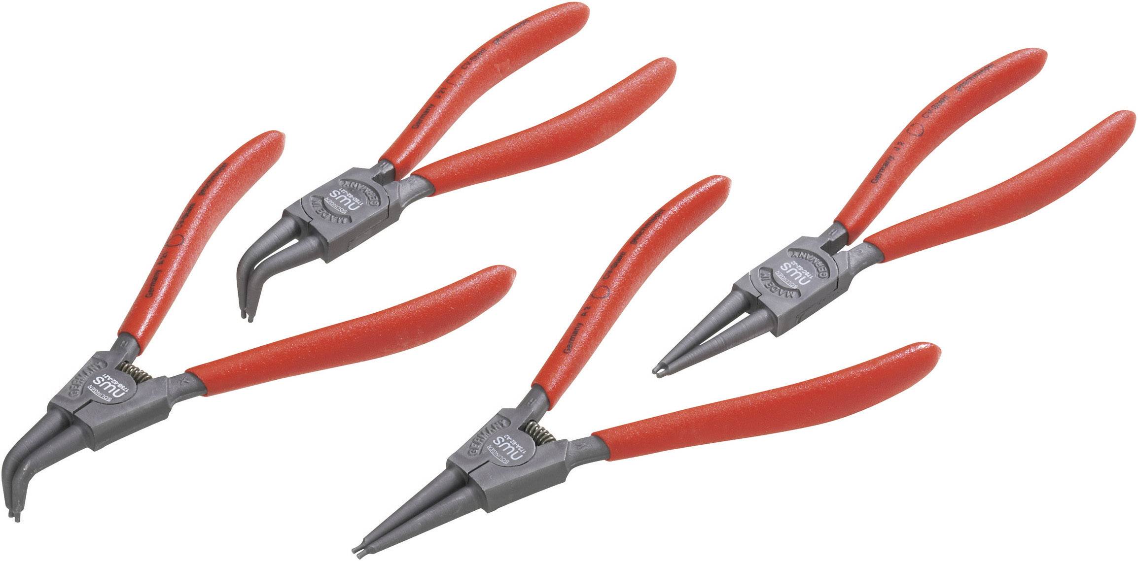 NWS 792 Jeu de pinces pour circlips Adapté pour (pinces pour circlips) circlips intérieurs et extérieurs 19-60 mm 19-60 mm Forme