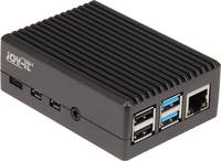 Joy-it rb-alucaseP4+08 Boîtier pour ordinateur monocarte Convient pour (kits de développement): Raspberry Pi® avec refroidisseur
