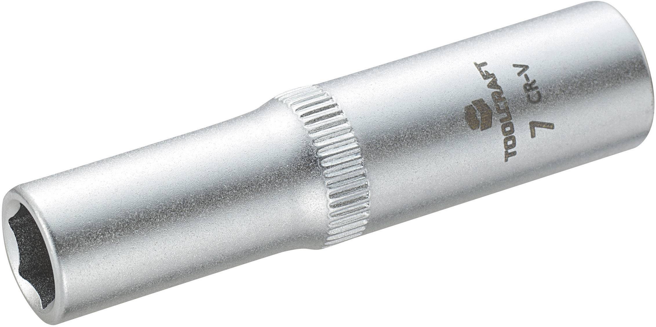 Douille 6 pans extérieurs 7 mm Longueur: 50 mm TOOLCRAFT 816096 Propulseur: 1/4" (6.3 mm)