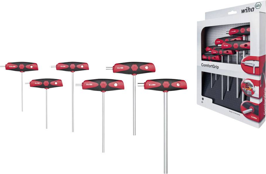 Wiha pour l'atelier Jeu de tournevis 6 pièces 6 pans intérieurs