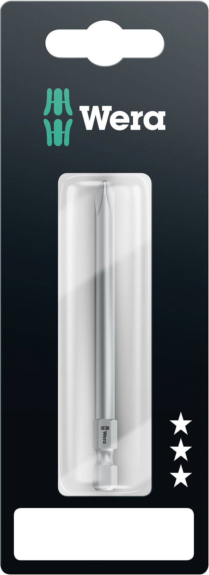 Embout cruciforme PH 1 Wera 05073520001 Acier à outils allié, extra-rigide Forme (embouts): F 6.3 1 pc(s)