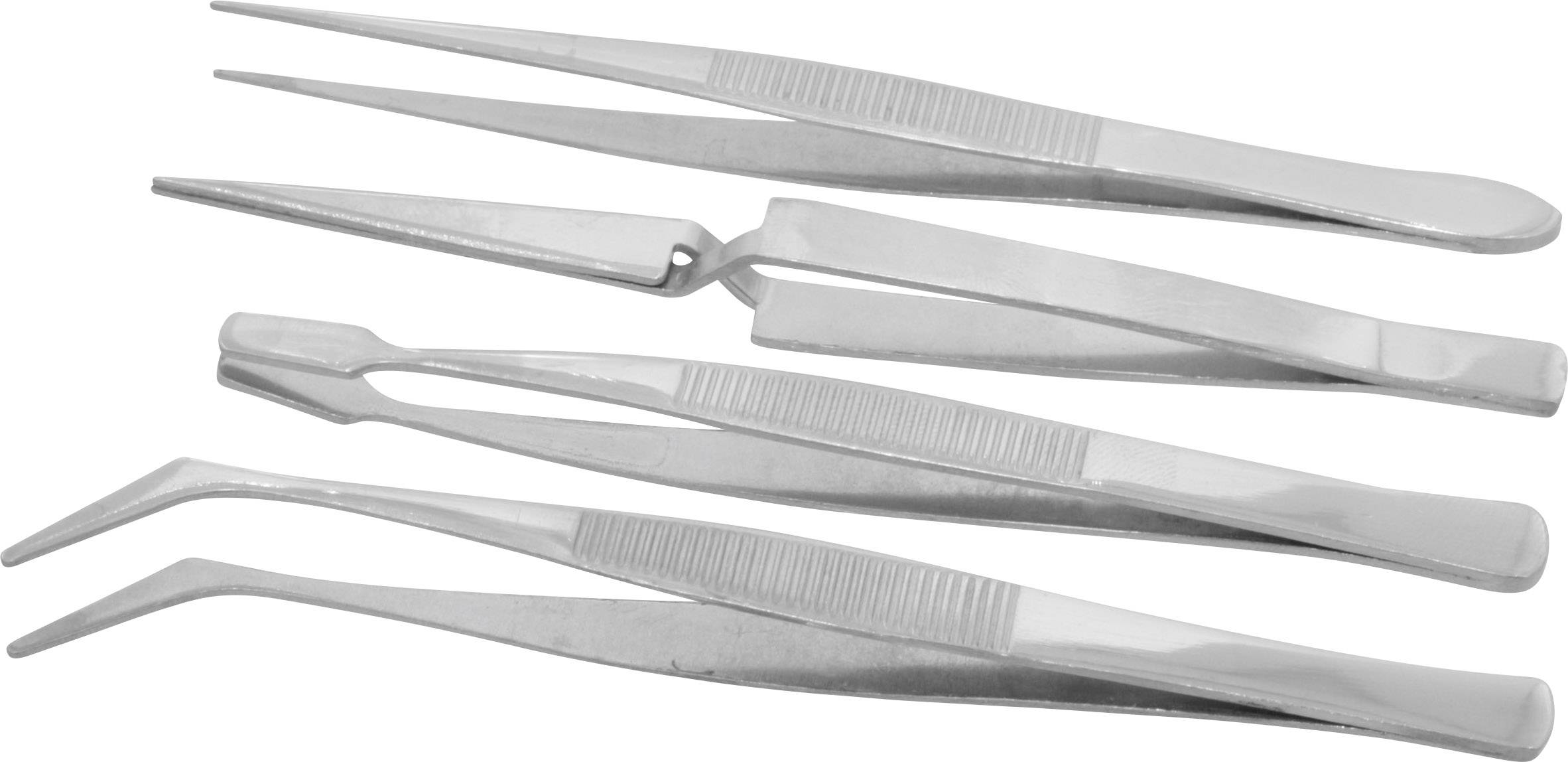 Donau Elektronik PZ54 Jeu de pinces brucelles 4 pièces