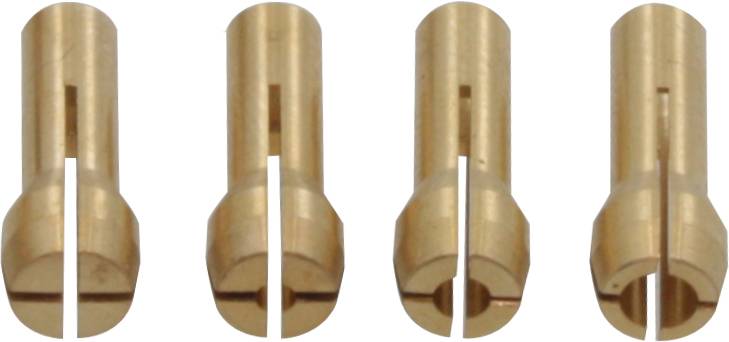 4 pinces de serrage pour Ø 0,3 - 3,2 mm Donau Elektronik 1508