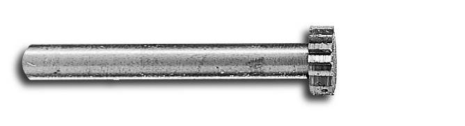 Vis métallique à tête ronde et filetage long.