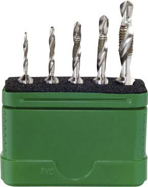 Wiha 28026 Set de tarauds combinés 5 pièces métrique coupe à droite DIN 3126 HSS 1 pc(s)