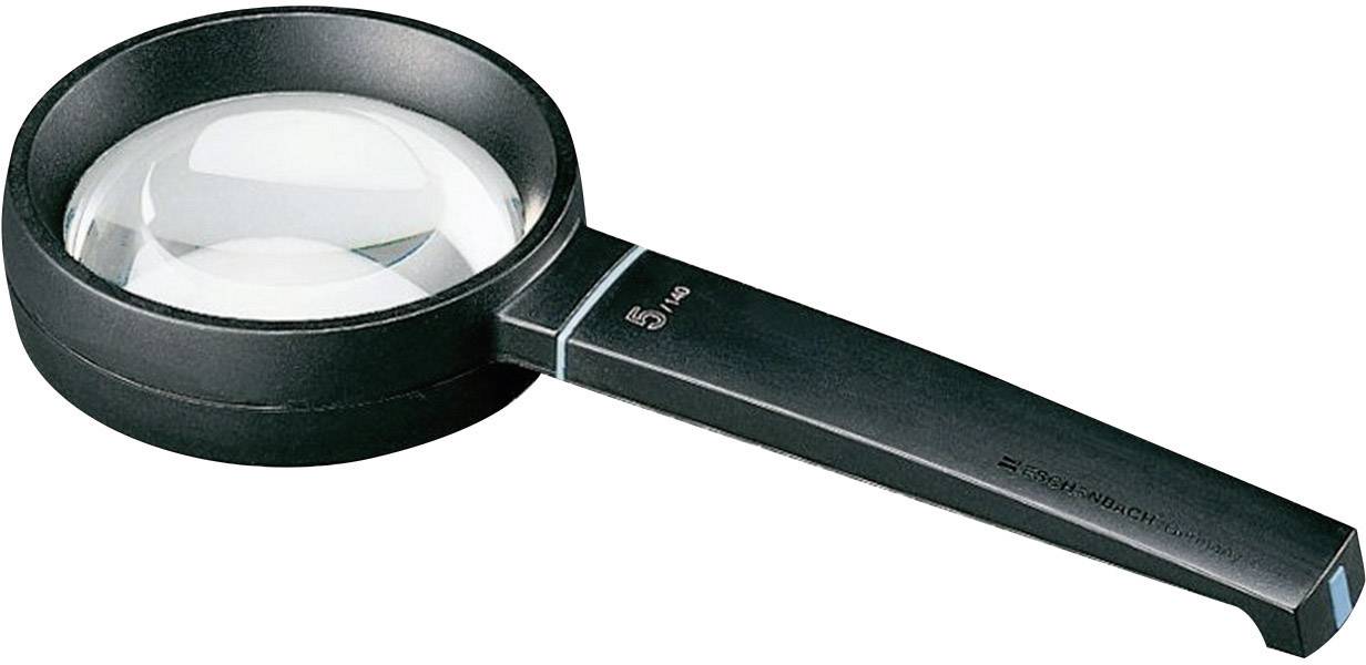 Eschenbach 265560 Loupe à main Grossissement: 5 x Lentille: (Ø) 58 mm noir
