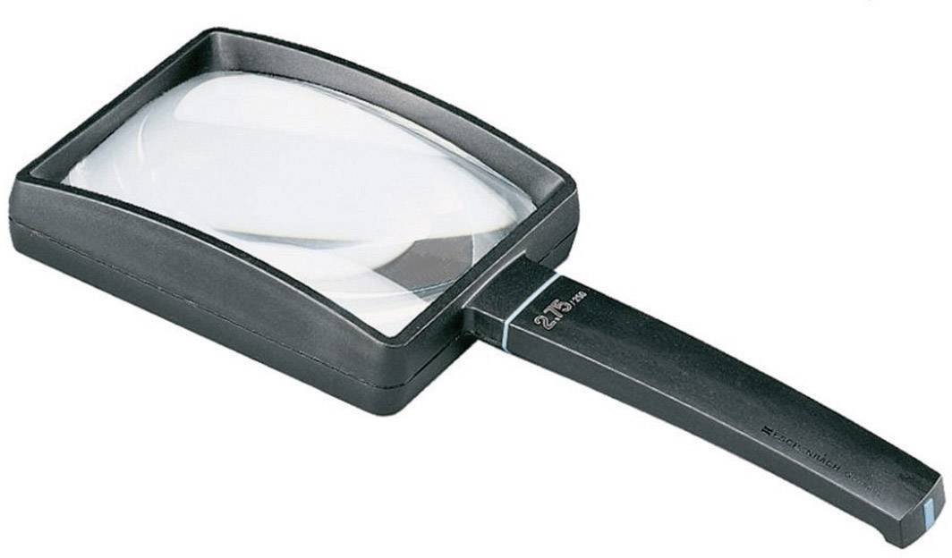 Eschenbach 2655175 Loupe à main Grossissement: 2.8 x Lentille: (L x l) 100 mm x 75 mm noir