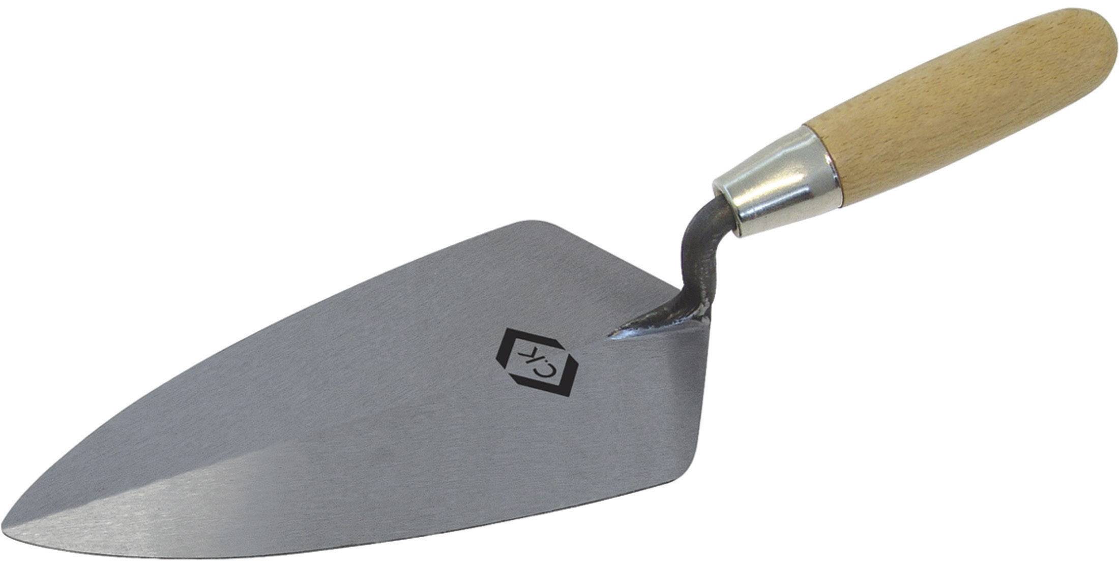 Truelle à bout large de 250 mm, manche en bois dur CK T527010