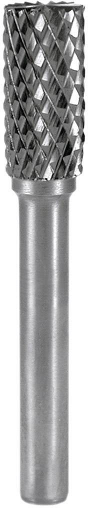 Un foret cylindrique à denture diamantée. Utilisé pour la finition fine de matériaux tels que le métal ou le bois.