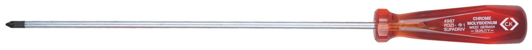 C.K T4987 2 pour l'atelier Tournevis cruciforme PZ 2 Longueur de la lame: 250 mm DIN ISO 8764