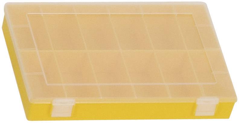 Mallette de rangement séparations fixes Hünersdorff 611800 (L x l x H) 335 x 225 x 55 mm Nombre de compartiments: 12 1 pc(s)
