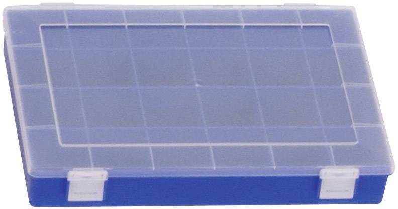 Mallette de rangement séparations fixes Hünersdorff 611900 (L x l x H) 335 x 225 x 55 mm Nombre de compartiments: 24 1 pc(s)