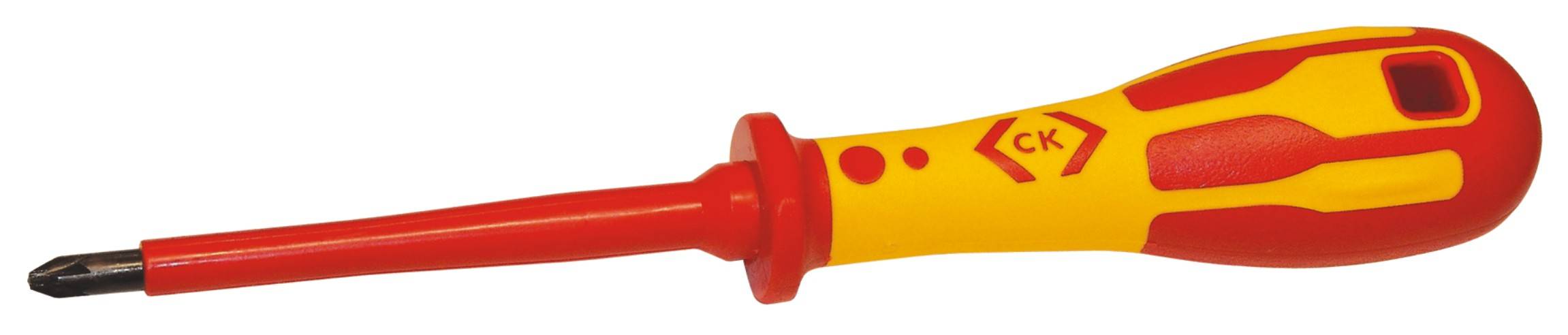 C.K T49143-3 VDE Tournevis cruciforme PZ 3 Longueur de la lame: 150 mm DIN ISO 8764, DIN EN 60900