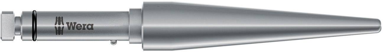 Une clé hexagonale Wera en argent, cylindrique avec une extrémité conique.